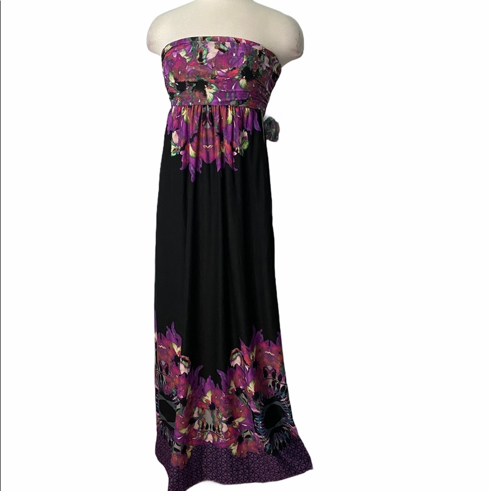 Soma strapless maxi dress sz- XS - Picture 1 of 4